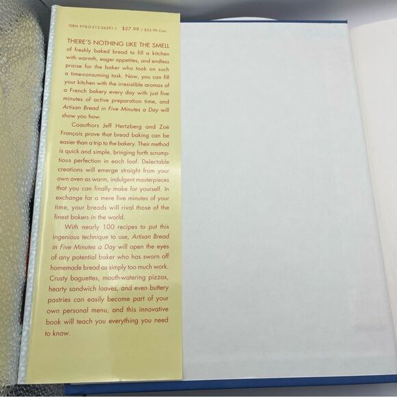 Artisan Bread in Five Minutes a Day Jeff Hertzberg, MD And Zoe Francois Hardback - Picture 7 of 13